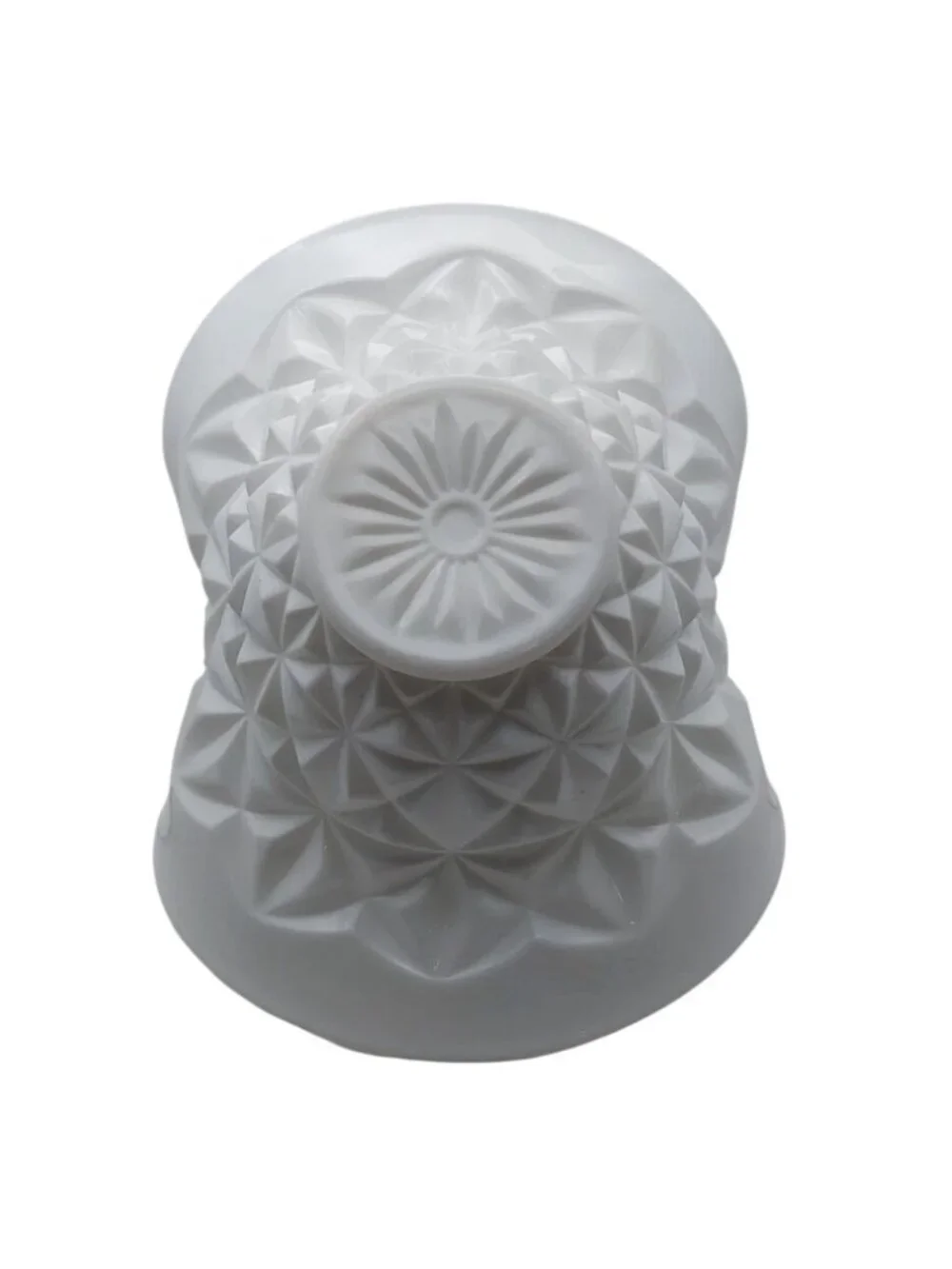 Tiffin Franciscan Williamsburg Milk Glass Basket 10